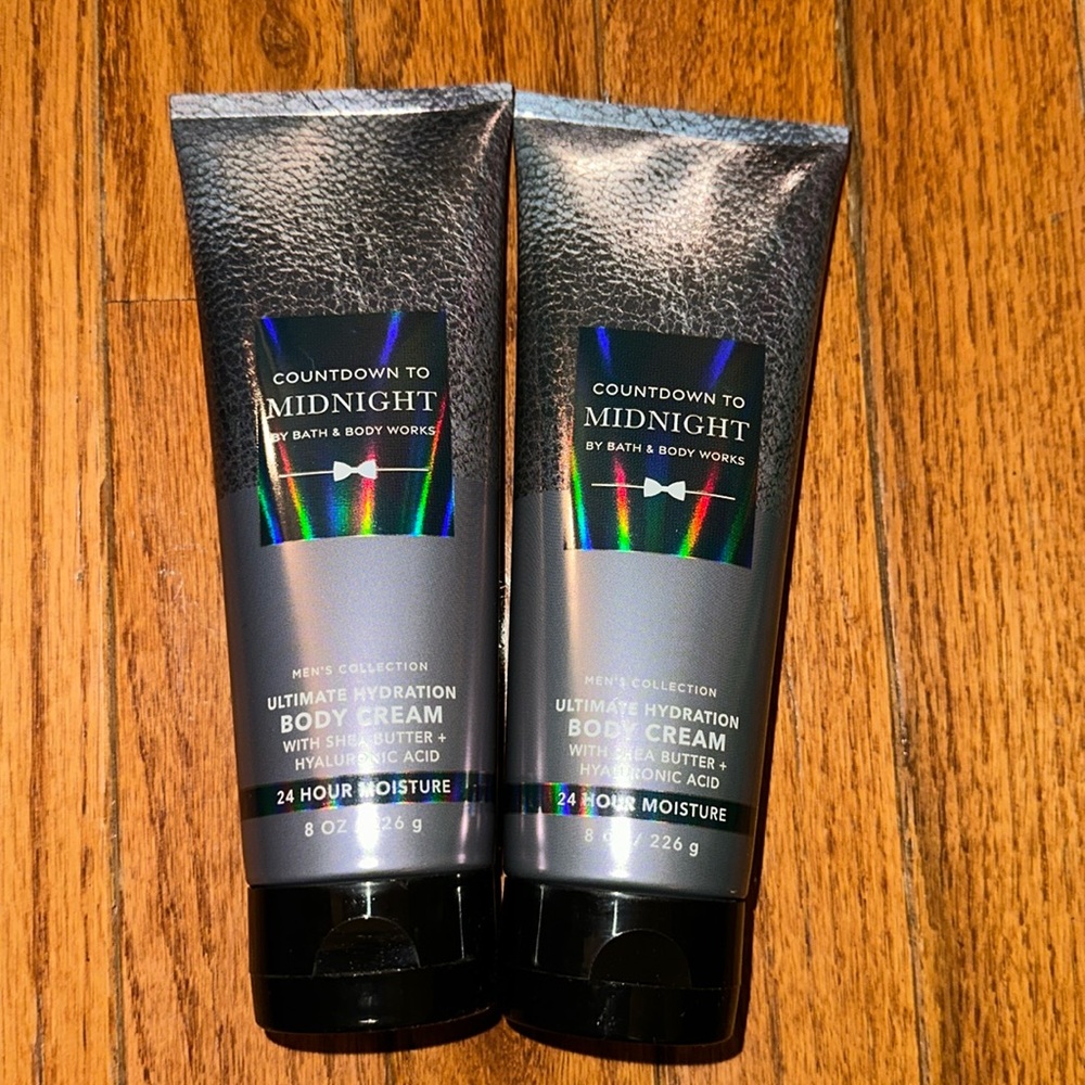 BBW MENS 2 pc Countdown to Midnight Body Cream